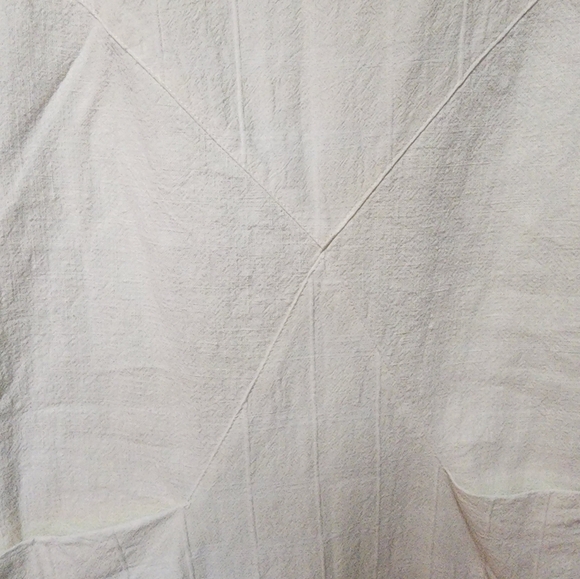 Mo:vint white textured shift dress - Picture 5 of 8